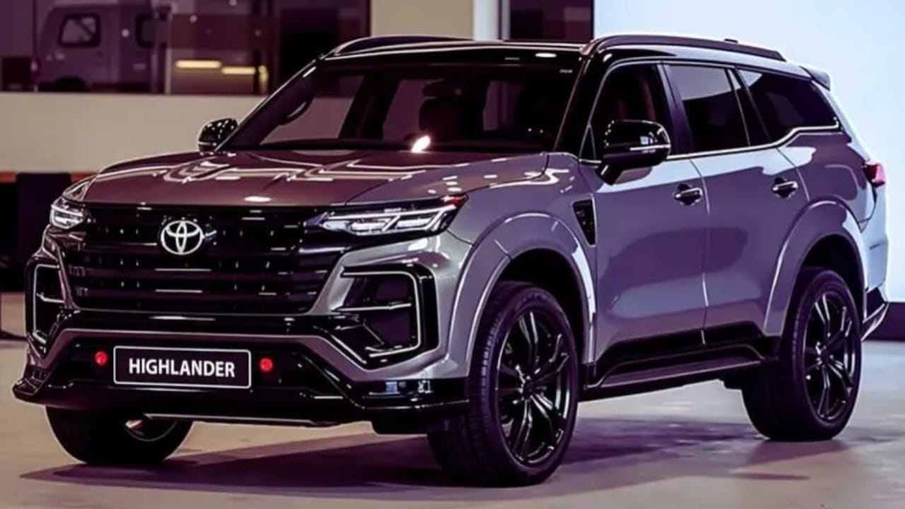 Toyota Highlander Launched – Premium SUV Look, 1.2L Powerful Petrol Engine, 295PS Power & 35KM/L Mileage Efficiency, Book Now!